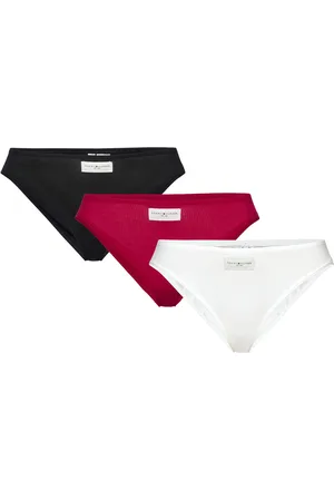 Tommy Hilfiger 3P Bikini Trusser, Tanga Briefs White