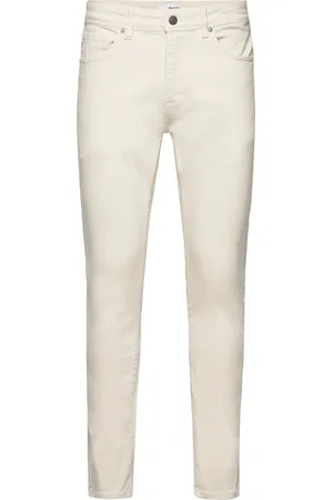 SELECTED Slh175-Slim Leon 6402 Ecru Soft Jns Noos Bottoms Jeans Slim Cream