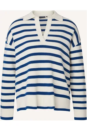 Lexington Peyton Full Milano Knitted Sweater Tops Knitwear Jumpers Blue