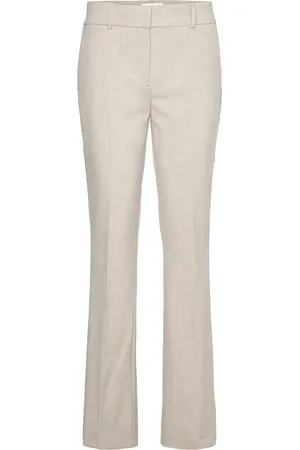 Fiveunits Clarafv Bottoms Trousers Flared Beige