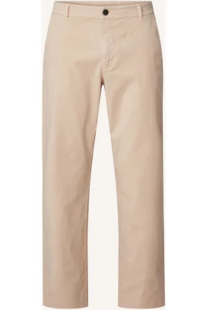 Lexington Classic Elasticated Pants Bottoms Trousers Chinos Beige