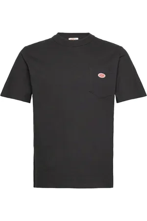 Armor.lux Basic Pocket T-Shirt Héritage Tops T-Kortærmet Skjorte Black