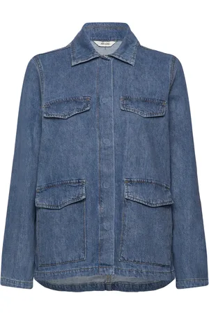 VERO MODA Vmmaria Ls Pocket Denim Jacket Vma Jakke Denimjakke Blue