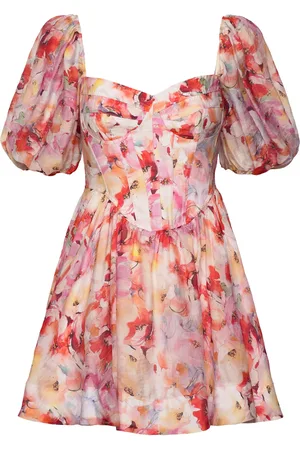Bardot Kiah Corset Mini Dress Kort Kjole Red