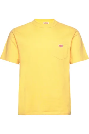 Armor.lux Basic Pocket T-Shirt Héritage Tops T-Kortærmet Skjorte Yellow