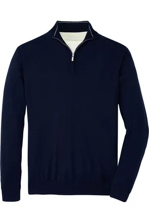 Peter Millar Autumn Crest Quarter-Zip Sport Sweatshirts & Hoodies Sweatshirts Navy