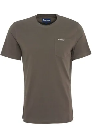 Barbour Langdon Pocket Designers T-Kortærmet Skjorte Khaki Green