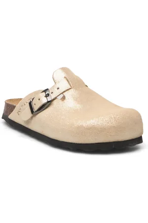 EN FANT Slippers Nubuck Leather Slippers Hjemmesko Beige