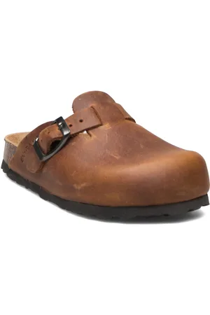 EN FANT Slippers Nubuck Leather Slippers Hjemmesko Brown