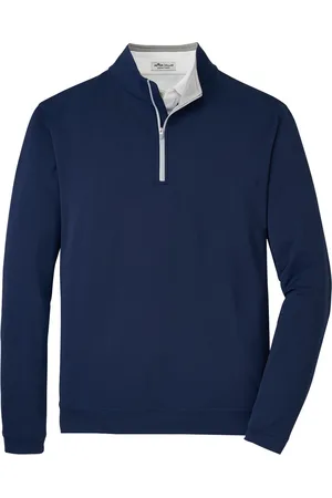 Peter Millar Perth Stretch 1/4 Zip Sport Sweatshirts & Hoodies Sweatshirts Navy
