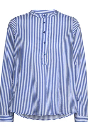 Lollys Laundry Luxll Shirt Ls Tops Shirts Long-sleeved Blue