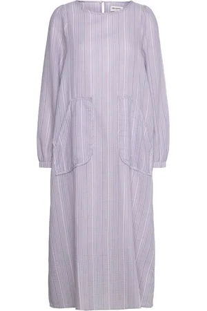 Lollys Laundry Lucasll Midi Dress Ls Knælang Kjole Purple