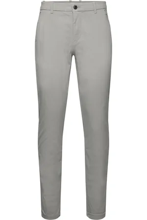 Lindbergh Superflex Chino Pants Bottoms Trousers Chinos Grey