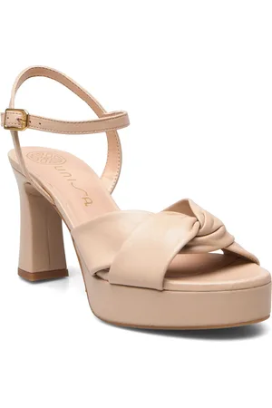 Unisa Onoa24Ns Sandal Med Hæl Beige