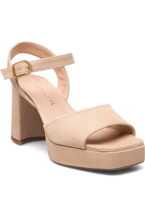 Unisa Odran24Ks Sandal Med Hæl Beige