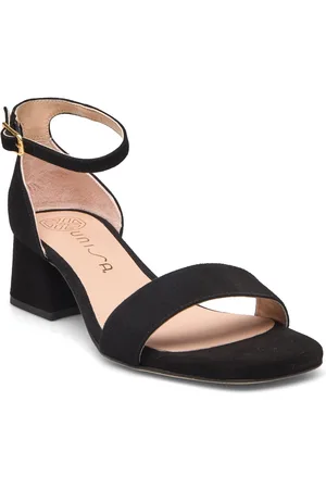 Unisa Kanieks Sandal Med Hæl Black