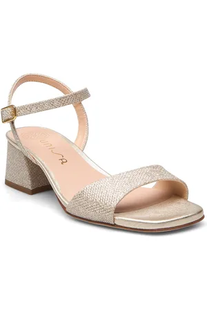 Unisa Kirk24Ev Sandal Med Hæl Gold