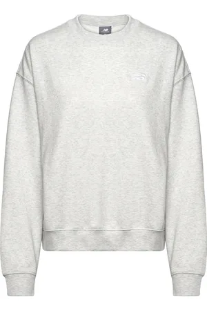 New Balance Sport Essentials French Terry Crew Sport Sweatshirts & Hoodies Sweatshirts Grey
