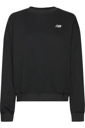 New Balance Sport Essentials French Terry Crew Sport Sweatshirts & Hoodies Sweatshirts Black