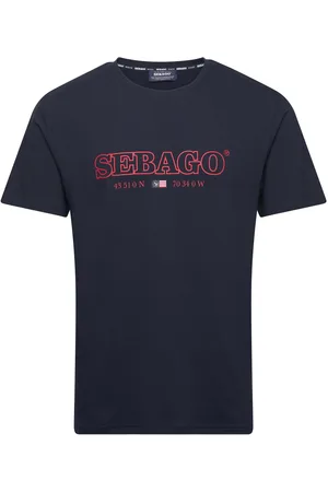 SEBAGO Performance Tee Tops T-Kortærmet Skjorte Navy