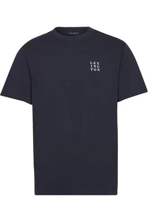 Lexington Lee Heavy Tee Tops T-Kortærmet Skjorte Navy