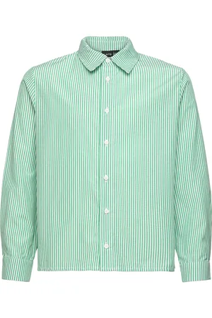 LMTD Nlfnozan Ls Shirt Tops Shirts Long-sleeved Shirts Green