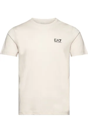 EA7 T-Shirts Tops T-Kortærmet Skjorte Cream