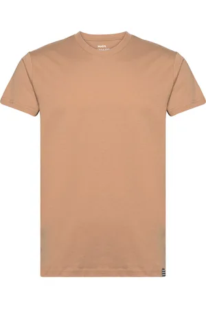 Mads Norgaard Organic Thor Tee Tops T-Kortærmet Skjorte Beige