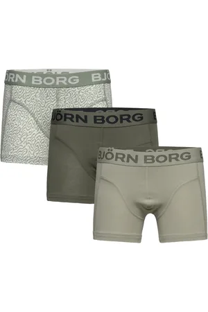 Björn Borg Core Boxer 3P Night & Underwear Underwear Underpants Green
