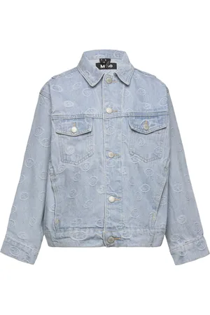 Molo Hedly Outerwear Jackets & Coats Denim & Corduroy Blue