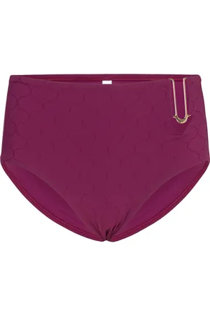 Chantelle Glow Bikini Full Brief Swimwear Bikinis Bikini Bottoms High Waist Bikinis Purple