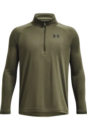 Under Armour Ua Tech 2.0 1/2 Zip Sport Sweatshirts & Hoodies Sweatshirts Khaki Green