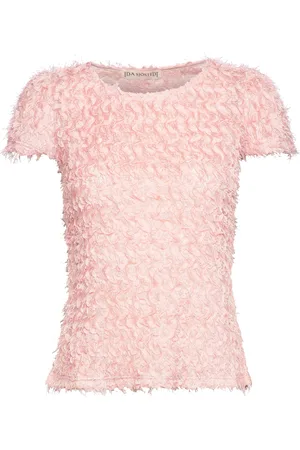 Ida Sjöstedt 242 Emile Top Designers Blouses Short-sleeved Pink