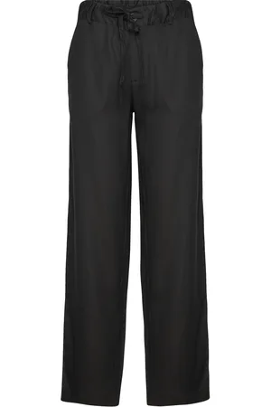 Samsøe Samsøe Sasimran Trousers 15156 Bottoms Trousers Straight Leg Black