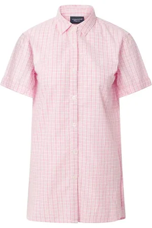 Lexington Lucy Kids Organic Cotton Seersucker Nightshirt Night & Underwear Pyjamas Nightdresses Pink
