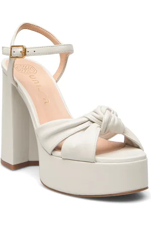 Unisa Venza24Ns Sandal Med Hæl White
