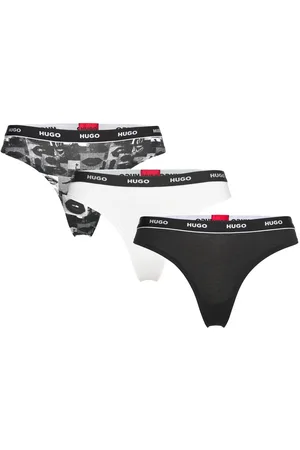 HUGO BOSS Triplet Thong Design G-streng Undertøj White