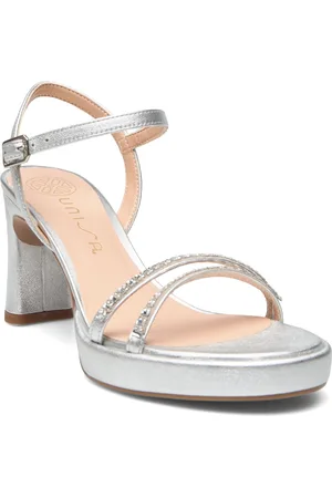 Unisa Saylorlmt Sandal Med Hæl Silver