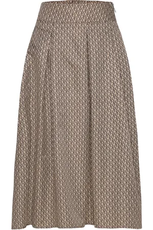 Copenhagen Muse Cmsimi-Skirt Knælang Nederdel Brown