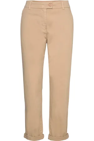 Benetton Trousers Bottoms Trousers Chinos Beige