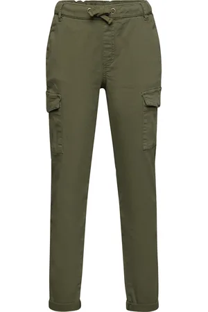 Minymo Pants Twill Bottoms Khaki Green