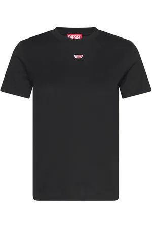 Diesel T-Reg-D T-Shirt Tops T-shirts & Tops Short-sleeved Black