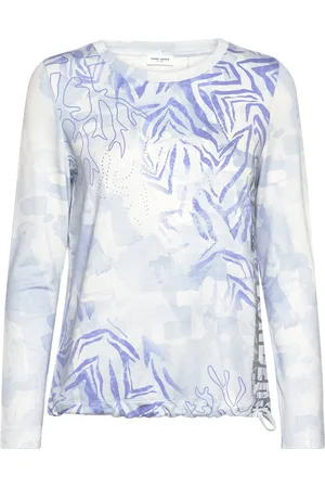 Gerry Weber T-Shirt 1/1 Sleeve Tops T-shirts & Tops Long-sleeved Blue