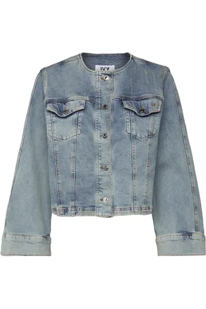 Ivy Copenhagen Ivy-Jazz Cropped Denim Jacket Jakke Denimjakke Blue