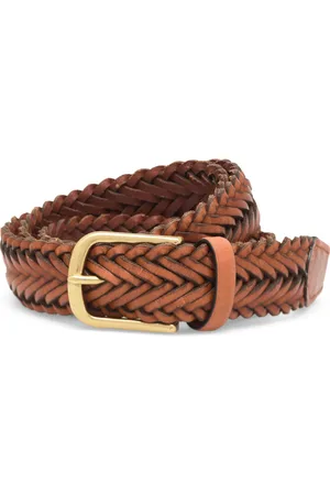 Saddler Vico Accessories Belts Braided Belt Brown
