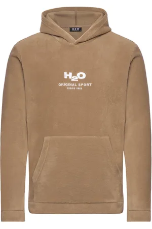 H2O Blåvand Fleece Hoodie Tops Sweatshirts & Hoodies Hoodies Brown