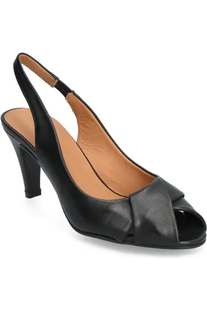 Billi Bi Sling Back Shoes Heels Pumps Sling Backs Black