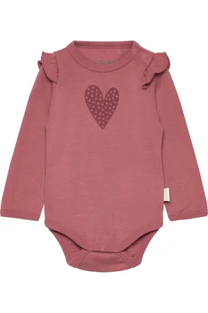 CeLaVi Body Ls, Solid W. Print Bodies Long-sleeved Pink