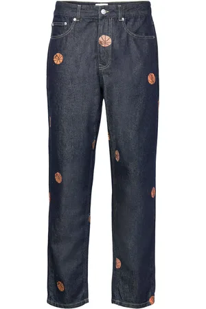 Les Deux Ryder Aoe Pants Bottoms Jeans Relaxed Blue
