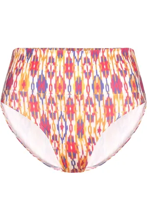 Chantelle Devotion Bikini Full Brief Swimwear Bikinis Bikini Bottoms High Waist Bikinis Coral